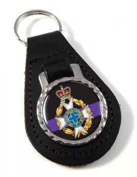 Royal Army Chaplains' Department (Christian) (British Army) Leather Key Fob