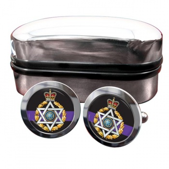 Royal Army Chaplains' Department (Jewish) (British Army) Round Cufflinks