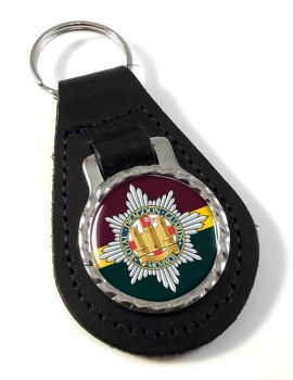 Royal Dragoon Guards (British Army) Leather Key Fob