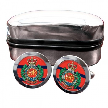 Royal Engineers (British Army) Round Cufflinks