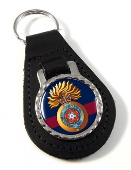 Royal Fusiliers City of London Regiment (British Army) Leather Key Fob