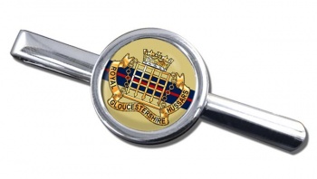 Royal Gloucestershire Hussars (British Army) Round Tie Clip