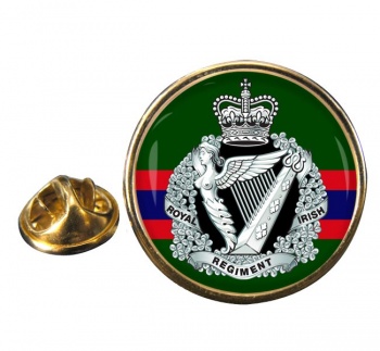 Royal Irish Regiment (British Army) Round Pin Badge