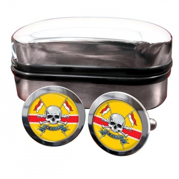 Royal Lancers (British Army) Round Cufflinks