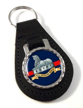 Royal Lincolnshire Regiment (British Army) Leather Key Fob