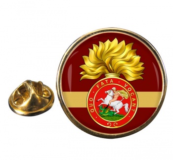 Royal Northumberland Fusiliers (British Army) Round Pin Badge