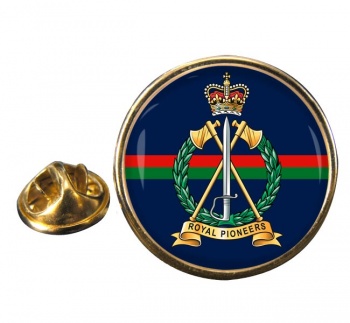 Royal Pioneer Corps (British Army) Round Pin Badge