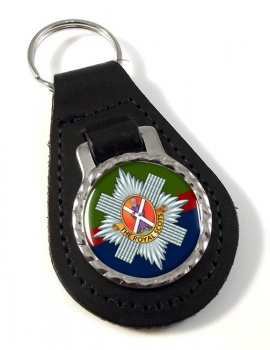 Royal Scots (British Army) Leather Key Fob