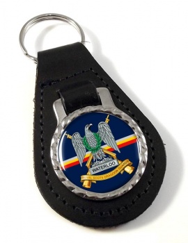 Royal Scots Dragoon Guards (British Army) Leather Key Fob