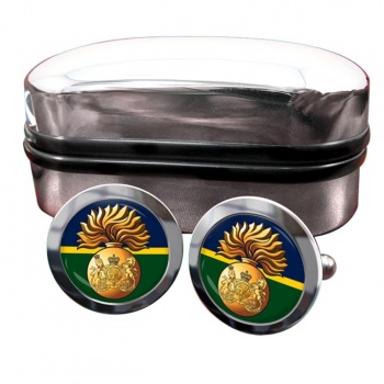 Royal Scots Fusiliers (British Army) Round Cufflinks