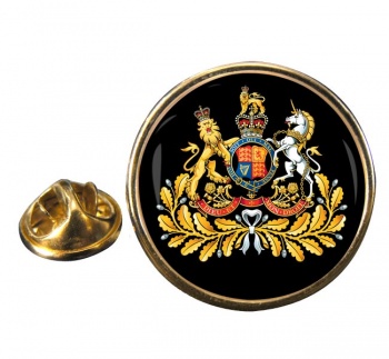 Sergeant Major British Army Round Pin Badge