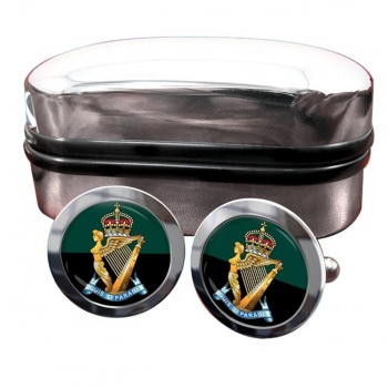 Royal Ulster Rifles (British Army) Round Cufflinks