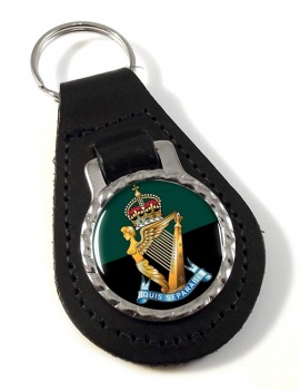 Royal Ulster Rifles (British Army) Leather Key Fob