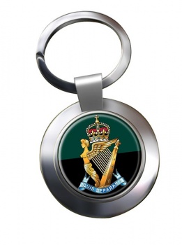 Royal Ulster Rifles (British Army) Chrome Key Ring