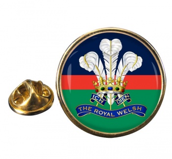 Royal Welsh (British Army) Round Pin Badge