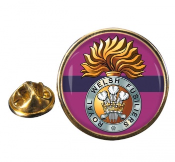 Royal Welsh Fusiliers (British Army) Round Pin Badge