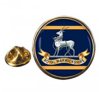 Royal Warwickshire Regiment (British Army) Round Pin Badge