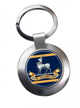 Royal Warwickshire Regiment (British Army) Chrome Key Ring