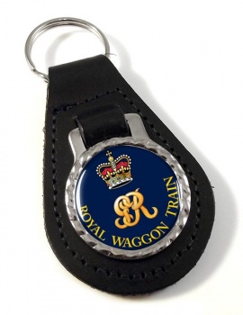 Royal Waggon Train (British Army) Leather Key Fob