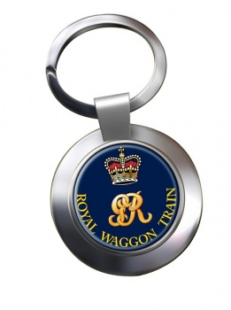 Royal Waggon Train (British Army) Chrome Key Ring