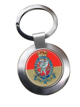 Royal Wessex Yeomanry (British Army) Chrome Key Ring