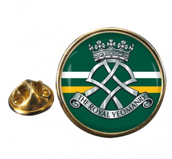 Royal Yeomanry (British Army) Round Pin Badge