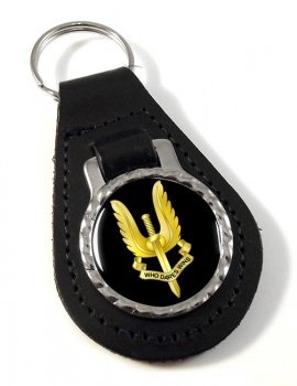 Special Air Service Regiment (British Army) (SAS) Leather Key Fob