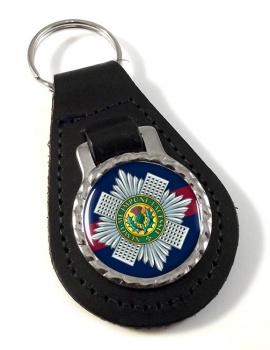 Scots Guards (British Army) Leather Key Fob