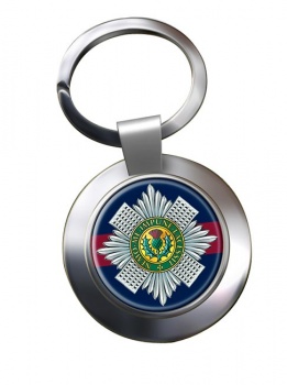 Scots Guards (British Army) Chrome Key Ring