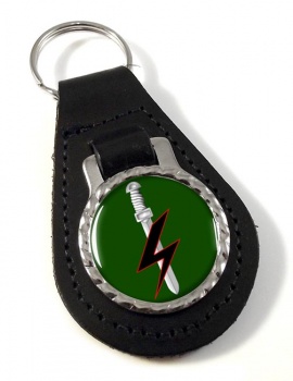 Special Forces Support Group (British Army) Leather Key Fob