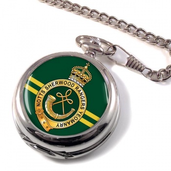 Sherwood Rangers Yeomanry (British Army) Pocket Watch