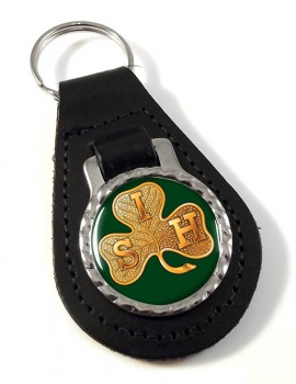 South Irish Horse (British Army) Leather Key Fob