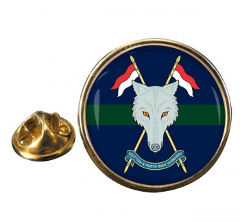Scottish and North Ireland Yeomanry (British Army) Round Pin Badge