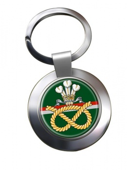 Staffordshire Regiment (British Army) Chrome Key Ring