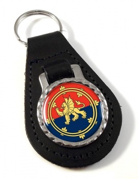 Support Command (British Army) Leather Key Fob