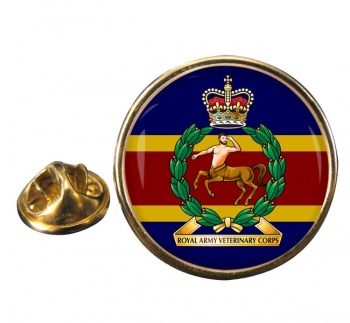 Royal Army Veterinary Corps (British Army) Round Pin Badge