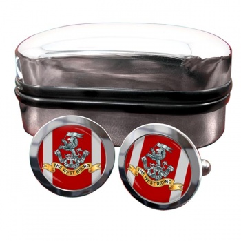 Duke of Wellington's Regiment (British Army) Round Cufflinks