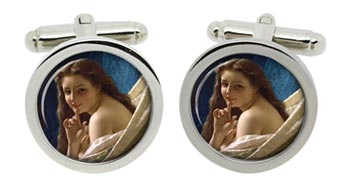 Portrait of a Young Woman by Cot Cufflinks in Chrome Box