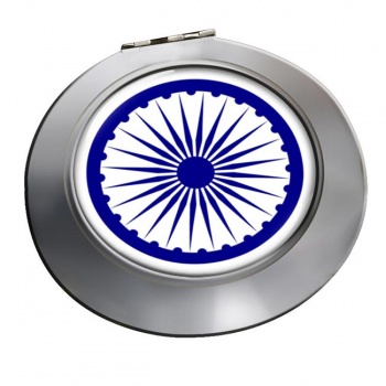 Ashoka Chakra Chrome Mirror