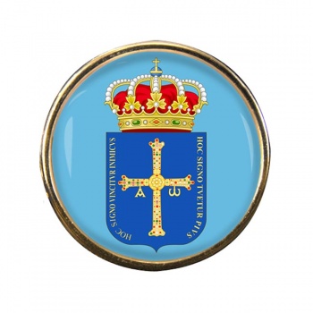 Asturias (Spain) Round Pin Badge