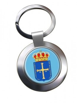 Asturias (Spain) Metal Key Ring
