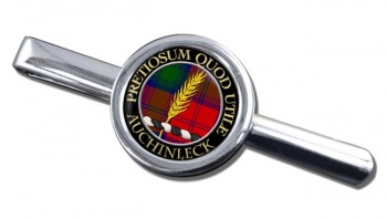 Auchinleck Scottish Clan Round Tie Clip