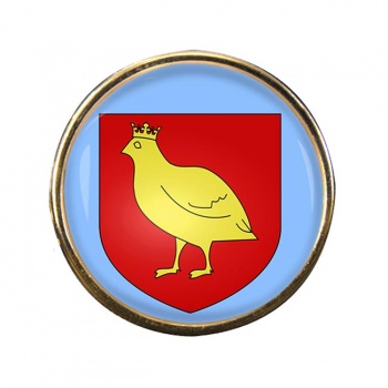 Aunis (France) Round Pin Badge
