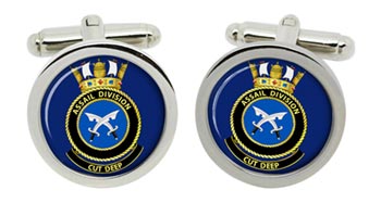 Assail Division RAN Royal Australian Navy Cufflinks in Box