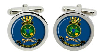HMAS Ararat Royal Australian Navy Cufflinks in Box