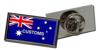 Australian Customs Rectangle Tie Pin