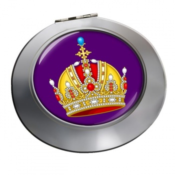 Austrian Imperial Crown Chrome Mirror