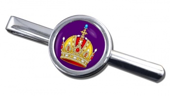 Austrian Imperial Crown Round Tie Clip