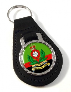 Australian Army Intelligence Corps Leather Key Fob
