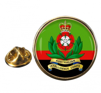 Australian Army Intelligence Corps Round Pin Badge